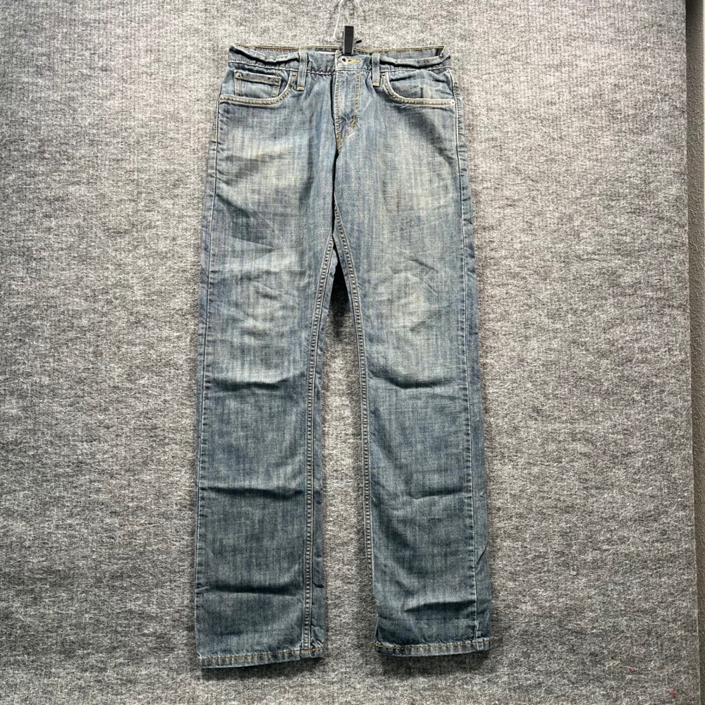 Levis 514 Slim Straight Jeans Mens 30x31 Blue Denim Pants
